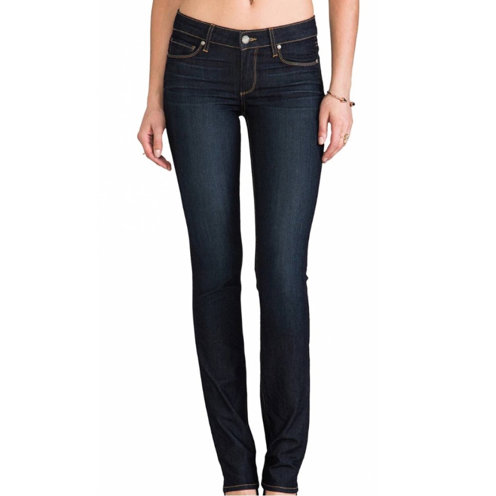 NWOT PAIGE Denim Skyline Straight Jeans Stream Wash Size 32